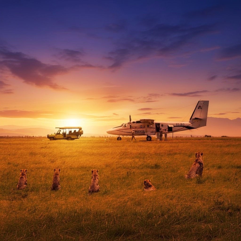 9 Days / 8 Nights Flying Luxury Safari in Kenya